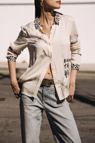 Chemisier - Blanc et noir