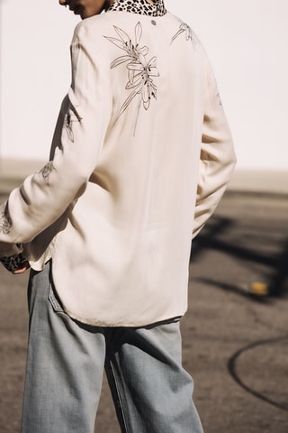 Chemisier - Blanc et noir