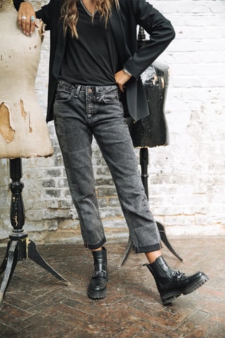 Jean boyfriend Timea Denim - Gris