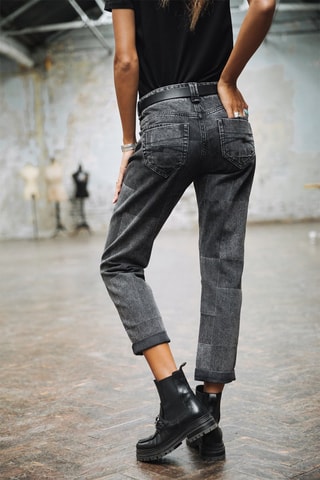 Jean boyfriend Timea Denim - Gris