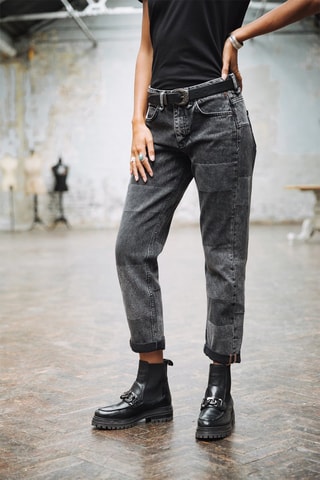 Jean boyfriend Timea Denim - Gris