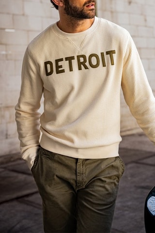 Sweat Baton Bee - Blanc