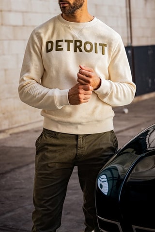 Sweat Baton Bee - Blanc