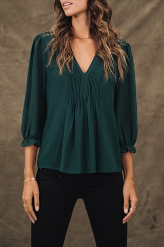 Blouse Kamille Voile - Vert