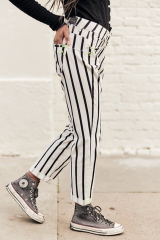 Pantalon Timea Lucky - Blanc et noir