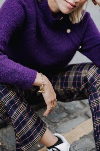 Pull en laine Princess - Violet