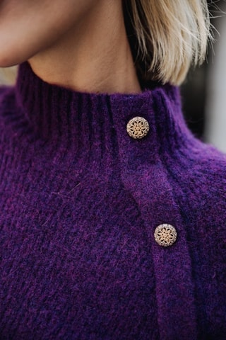 Pull en laine Princess - Violet