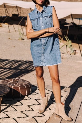 Robe Karina Denim - Bleu