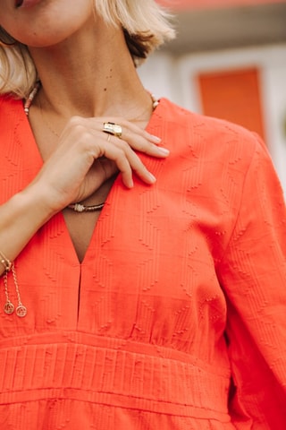 Robe Revana Plain Color - Rouge