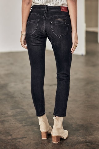 Jean 7/8 Alexa High Waist Cropped S-SDM - Noir