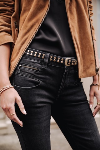 Jean Alexa High Waist S-SDM - Noir