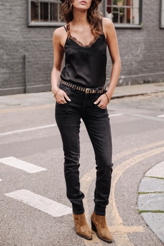 Jean Alexa High Waist S-SDM - Noir