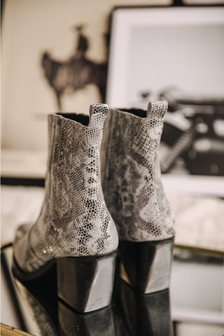 Bottines en cuir Teresa Phyton - Gris