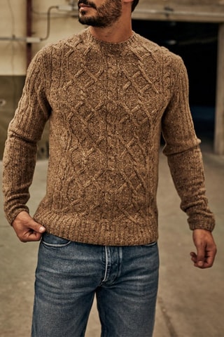 Pull en laine - Marron