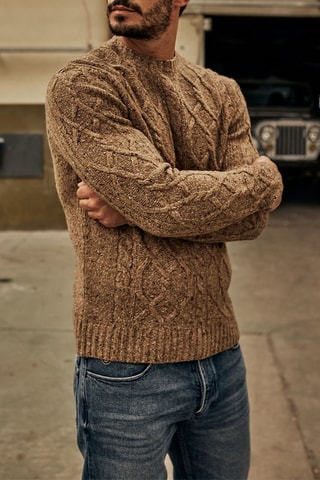 Pull en laine - Marron