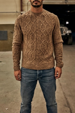 Pull en laine - Marron