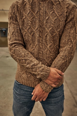 Pull en laine - Marron