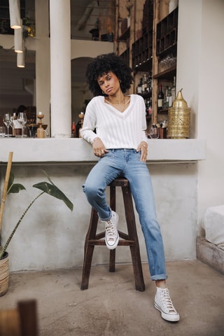 Jean dt Alexa Straight S-SDM - Bleu