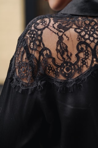 Chemisier Chanice Plain - Noir