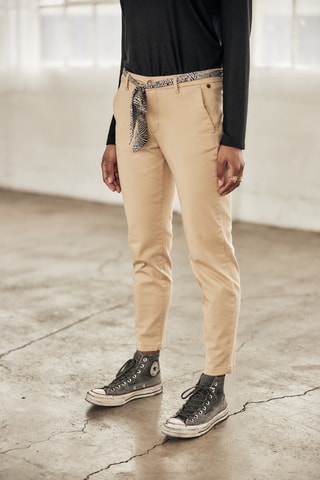 Pantalon slim 7/8 Claudia Felicita  NC - Beige