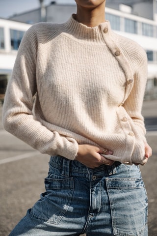 Pull en laine Princess - Beige