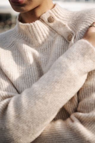 Pull en laine Princess - Beige