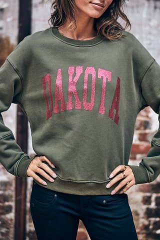 Sweat Solene Print Dakota - Vert