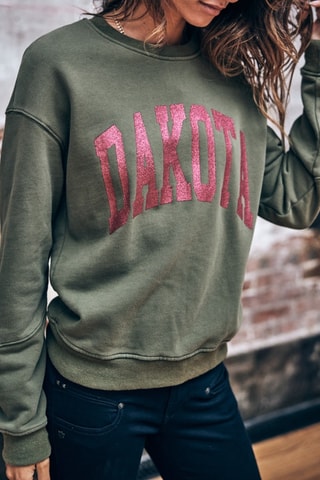 Sweat Solene Print Dakota - Vert