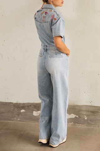 Combinaison en jean - Bleu