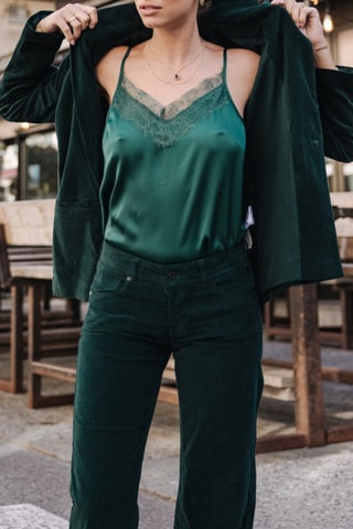 Blazer Bernie Velvet - Vert