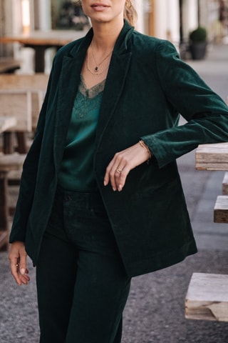 Blazer Bernie Velvet - Vert
