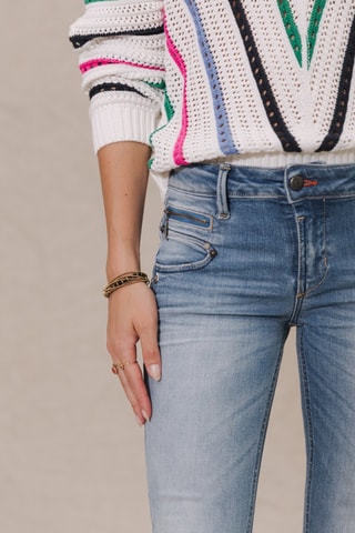 Jean 7/8 Alexa Cropped S-SDM - Bleu