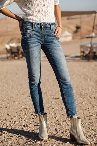 Jean 7/8 Alexa Cropped S-SDM - Bleu