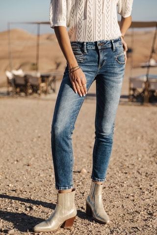 Jean 7/8 Alexa Cropped S-SDM - Bleu