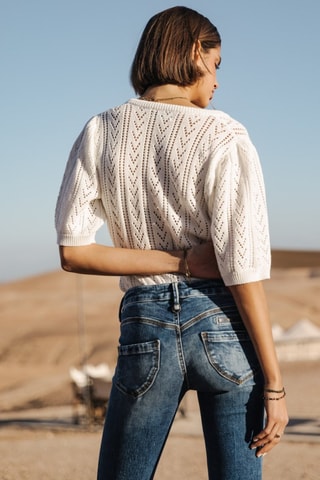 Jean 7/8 Alexa Cropped S-SDM - Bleu