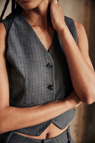 Gilet de costume Gladys Buren - Gris