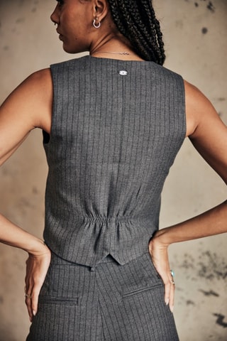 Gilet de costume Gladys Buren - Gris