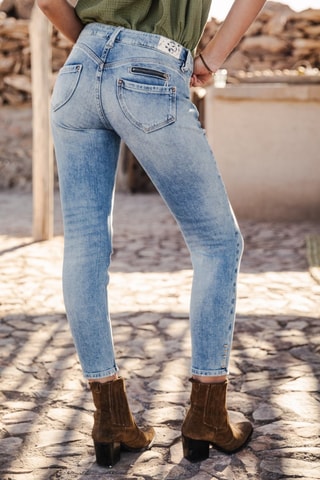 Jean 7/8 Alexa Cropped SDM - Bleu