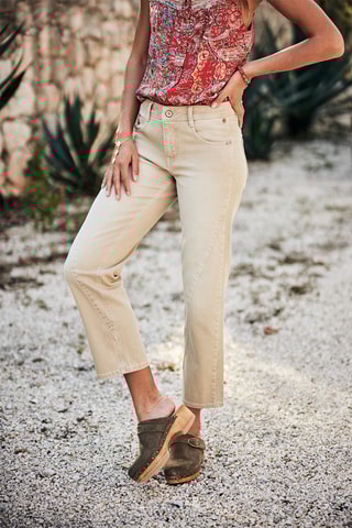 Jean bootcut 7/8 Darla Canyon - Beige