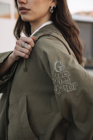 Veste à capuche - Vert