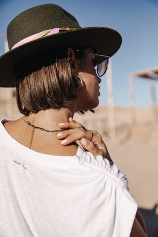 T-shirt Trenny Linen - Blanc