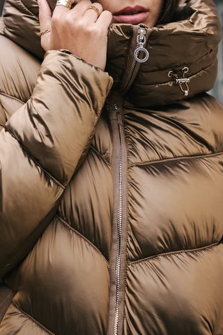 Doudoune à capuche Camryn - Marron