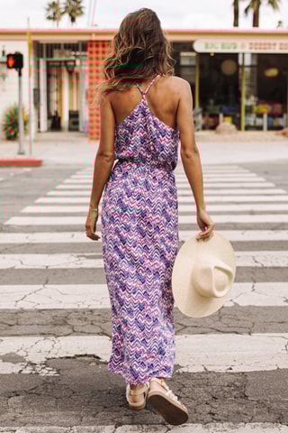 Robe Raelle Etnico - Bleu