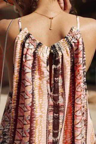 Top - Rouge et orange