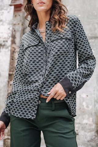 Chemisier Clorisse Chain - Noir