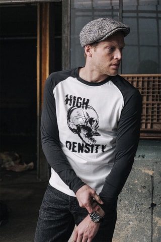 T-shirt Chistopher High Density - Blanc et noir