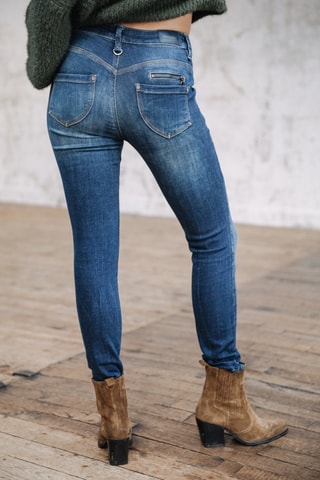 Jean Alexa High Waist Cropped S-SDM - Bleu