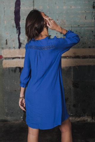 Robe trapèze - Bleu