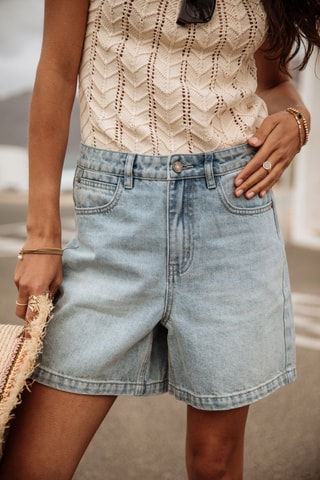 Short Judy Denim - Bleu