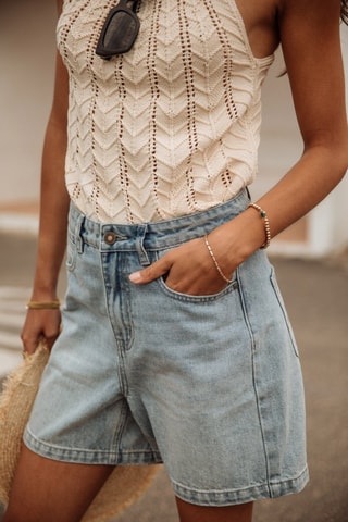 Short Judy Denim - Bleu